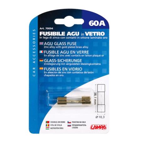 AGu glass fuse, 12 32V   60A