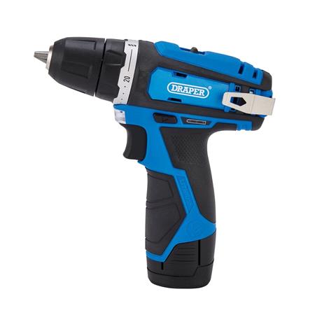 Draper 70328 12V Drill Driver, 1 x 1.5Ah Battery, 1 x Fast Charger, Case