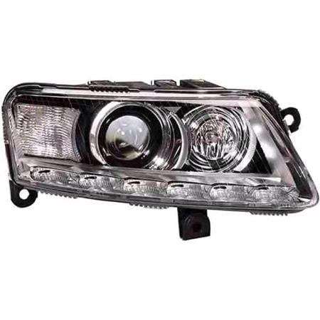 Right Headlamp (Xenon, With LED DRL, Takes D3S / H7 Bulbs, Supplied Without Motor) for Audi A6 Allroad 2009 2011