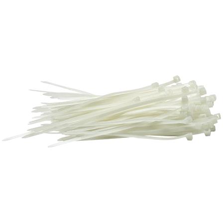 Draper 70390 Cable Ties, 2.5 x 100mm, White (Pack of 100)