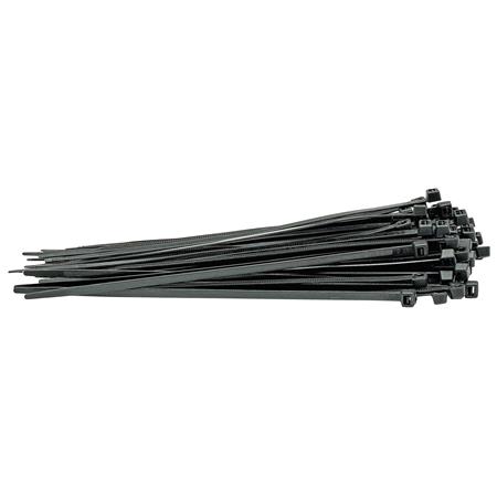 Draper 70393 Black Cable Ties (100 pieces)