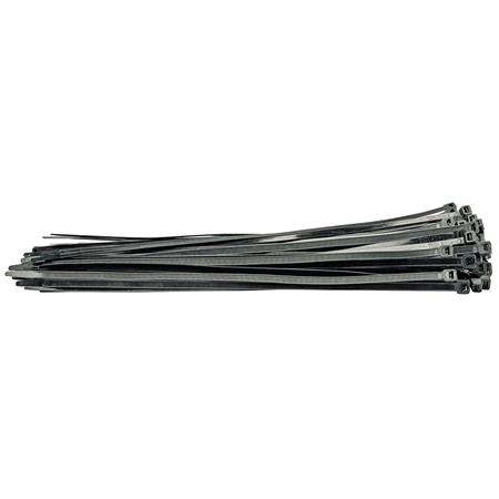 Draper 70403 Cable Ties, 7.6 x 400mm, Black (Pack of 100)