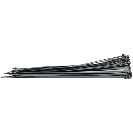 Draper 70408 Black Cable Ties (100 pieces)