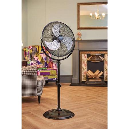 Draper 70430 230V Pedestal Fan, 20"/500mm, 120W