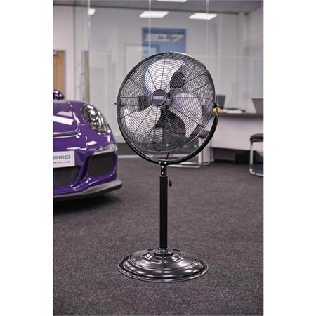 Draper 70429 230V Pedestal Fan, 18"/450mm, 120W