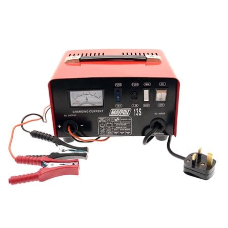 Maypole 8A, 12V Metal Battery Charger