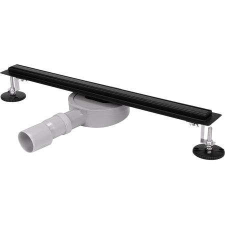 LINEAR DRAIN SLIM BLACK 90 CM