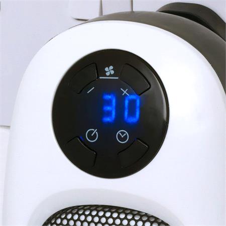 Beldray 500W Digital Plug In Heater With Timer and Safety Control