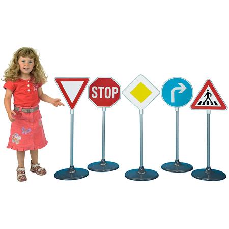 Kids Traffic Signs Set   5 Pieces