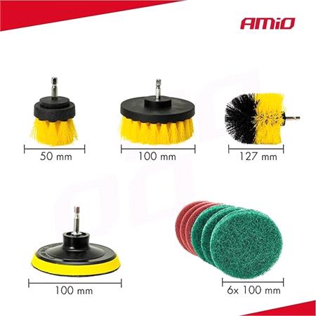 Drill Brush & Scrub Set   10 Piece Set