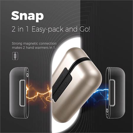 Ocoopa UT2s Double Rechargeable Hand Warmers and Power Banks 10000mAh   Gold