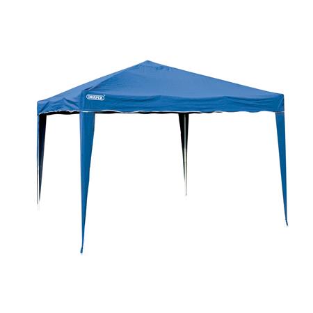 Draper Tools Blue Concertina Gazebo (3M x 3M)   76940