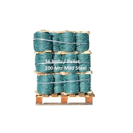 MOY GREEN M/S BARB WIRE 2.5MM 200M