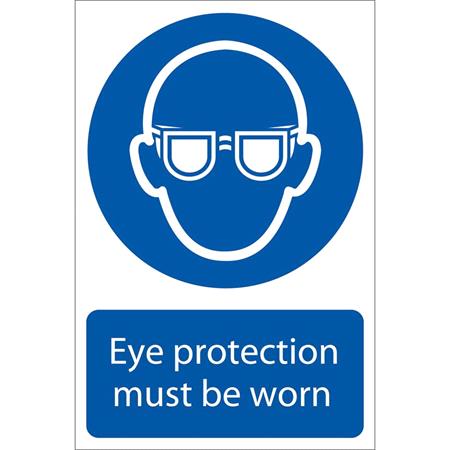 Draper 72080 'Eye Protection' Mandatory Sign