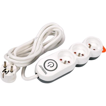 POWER STRIP W. GROUND 3S 3M