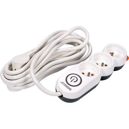 POWER STRIP W. GROUND 3S 5M