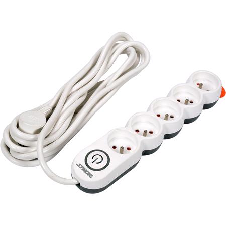 POWER STRIP W. GROUND 5S 5M