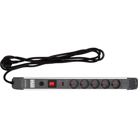 SURGE PROTEC POWER STRIP W.G. 5S 3M ALU