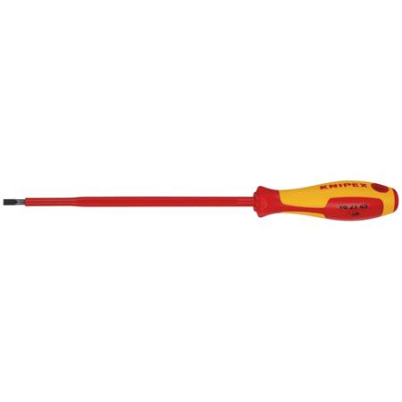 KNIPEX 72379 VDE Insulated Slotted Screwdriver, 4.5 x 180mm