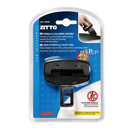 Zitto, beep stopper for safety belt