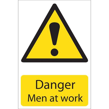 Draper 72441 'Danger Men At Work' Hazard Sign