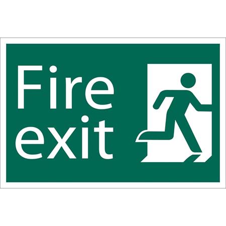 Draper 72449 'Fire Exit' Safety Sign