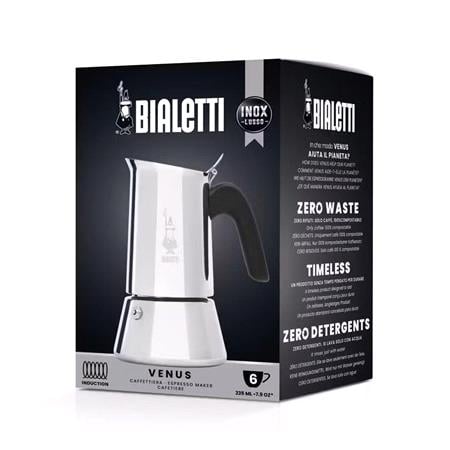 Bialetti Venus Induction Coffee Maker   Stainless Steel   6 Cups