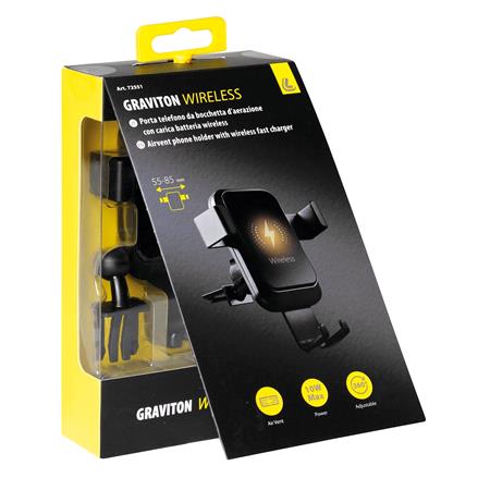 Lampa Graviton Wireless Airvent Phone Holder with Wireless Charger