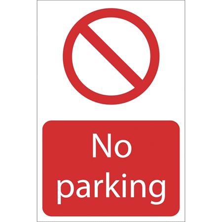 Draper 72935 'No Parking' Prohibition Sign