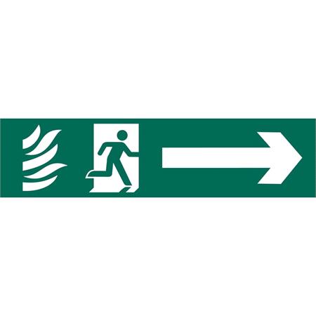 Draper 73164 'Running Man Arrow Right' Safety Sign