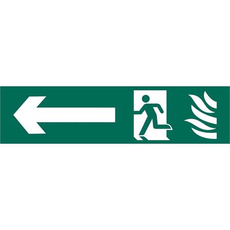Draper 73165 'Running Man Arrow Left' Safety Sign