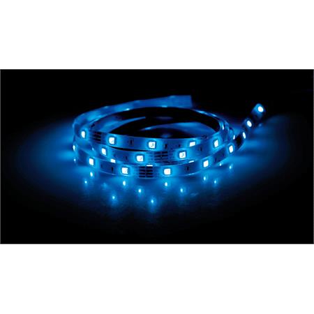 Adhesive RGB LED Strip Kit, Interior or Exterior   USB Connection   2m