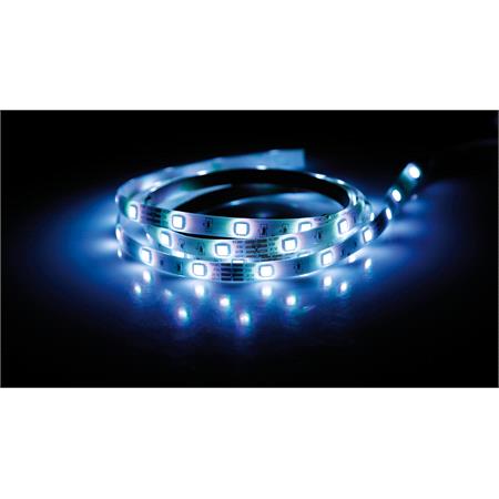 Adhesive RGB LED Strip Kit, Interior or Exterior   USB Connection   2m