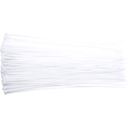 Cable Ties 290x3.6MM 100PCS   WHITE 