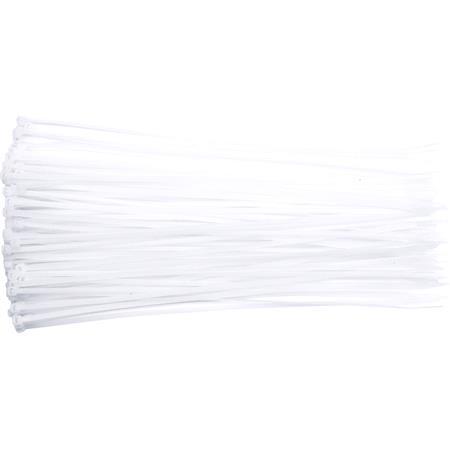Cable Ties 75x2.4MM 100PCS   WHITE 