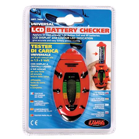 LCD battery checker