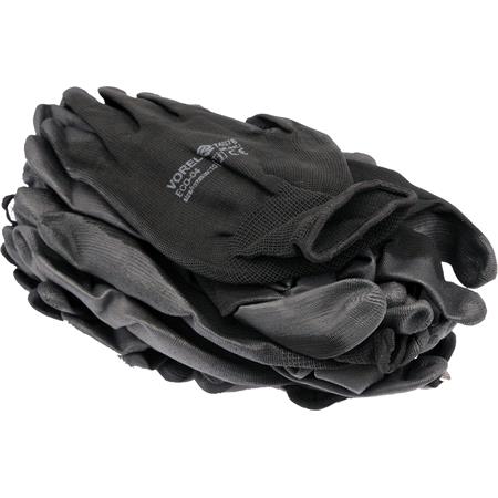 WORKING GLOVES, BLACK 10" (12 PAIRS)