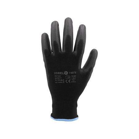 WORKING GLOVES, BLACK 9"