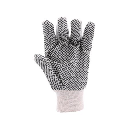 GARDENING GLOVES, PVC DOTS 10"