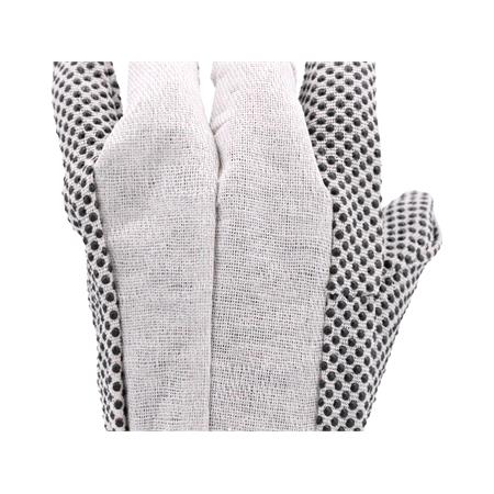 GARDENING GLOVES, PVC DOTS 10"