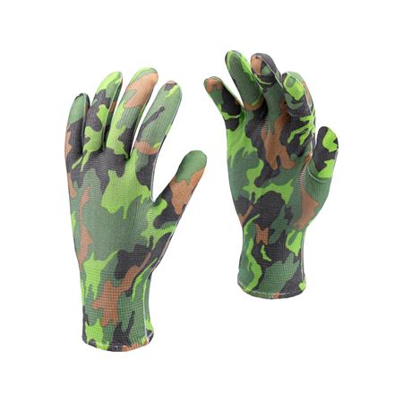 GARDEN GLOVES MILITARY PRINTING A 8"