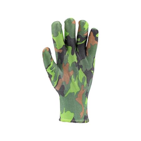 GARDEN GLOVES MILITARY PRINTING A 8"