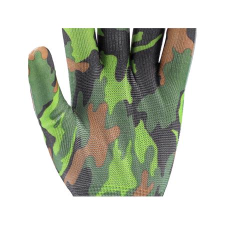 GARDEN GLOVES MILITARY PRINTING A 8"