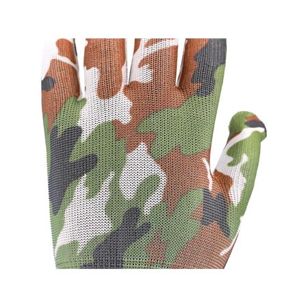 GARDEN GLOVES MILITARY PRINTING B 8"