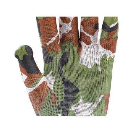 GARDEN GLOVES MILITARY PRINTING B 8"