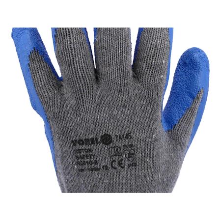 LATEX COATED GLOVES (12 PAIRS)