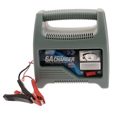 Maypole 12v 6amp Battery Charger up to 1800cc