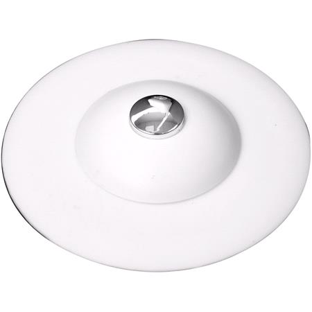 SILICONE PLUG WITH STRAINER WHITE