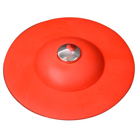 SILICONE PLUG WITH STRAINER RED