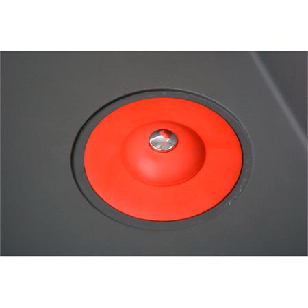 SILICONE PLUG WITH STRAINER RED